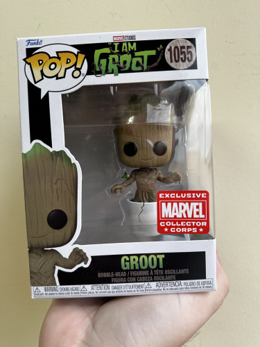 Funko pop! I am groot- groot Marvel collector corps I Am Groot #1055 - Produto Original