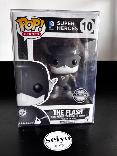 Funko Pop The Flash 10 Black White-Heroes Dc Universe-10