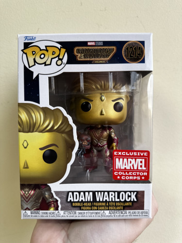 Funko pop! Guardians of the galaxy vol 3- adam warlock Marvel collector corps Guardians Of The Galaxy Volume 3 #1214 - Produto Original