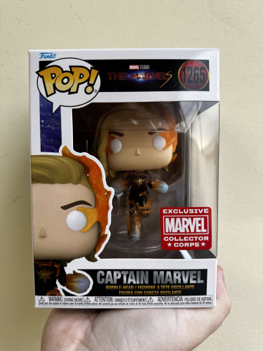 Funko pop! The marvels- captain marvel Marvel collector corps The Marvels #1265 - Produto Original
