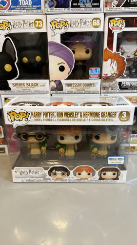 Funko Pop Harry Potter, Ron Weasley & Hermione Granger 3 Pack-Harry Potter-3