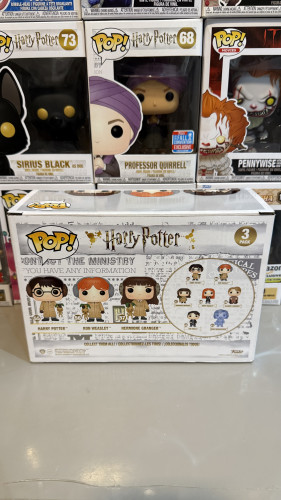 Funko Pop Harry Potter, Ron Weasley & Hermione Granger 3 Pack - Harry Potter - #3