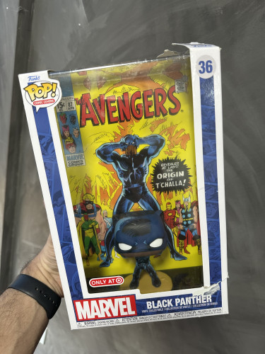 Funko Pop! Capas De Quadrinhos: Marvel - Pantera Negra, Leia-Marvel Avengers-1