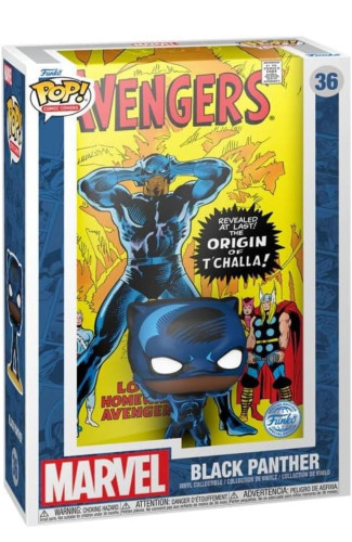Funko Pop! Capas De Quadrinhos: Marvel - Pantera Negra, Leia - Marvel Avengers - #1