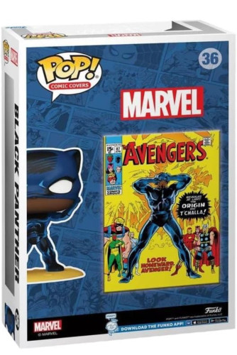 Funko Pop! Capas De Quadrinhos: Marvel - Pantera Negra, Leia - Marvel Avengers - #1