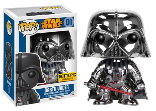 Funko Pop! Darth Vader Chrome Stars Wars #01 - Produto Original