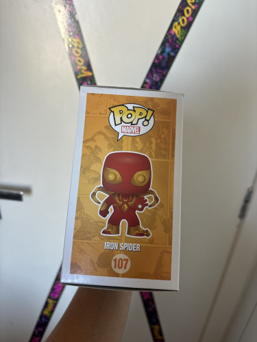 Funko Pop! Marvel Iron Spider 107 Exclusivo - Iron Spider - #107