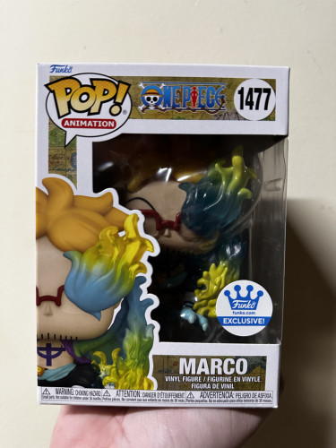 Funko pop! One piece- Marco the phoenix Funko shop CAIXA COM DETALHE-One Piece-1477