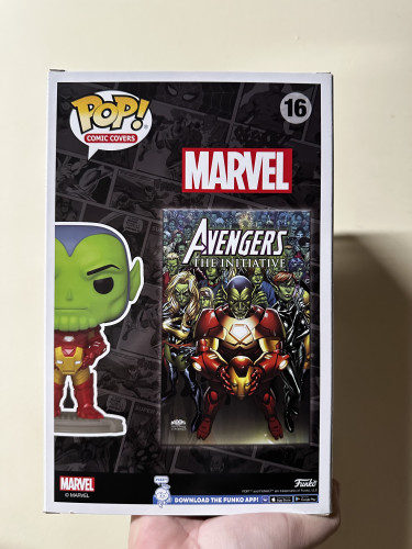 Funko pop Marvel comic cover- Skrull as Iron man 16 Wonder Con 2023 - Marvel Comics - #16