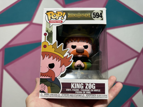 Funko Pop Rei Zog Desencanto COM PROTETOR Disenchantment #594 - Produto Original