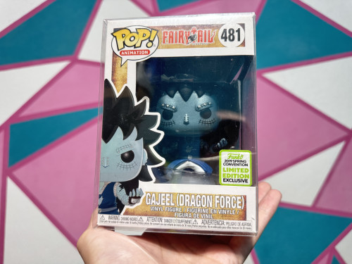 EDIÇÃO LIMITADA E EXCLUSIVA Funko Pop Gajeel Dragon Force-Fairy Tail-481