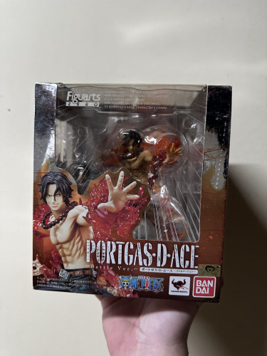 Action Figures Bandai figuarts zero- one piece-portgas d ace Battle ver-One Piece-