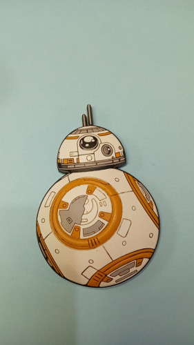 Placas e Quadros Decorativos IMÃ COLECIONÁVEL – BB-8-Stars Wars-