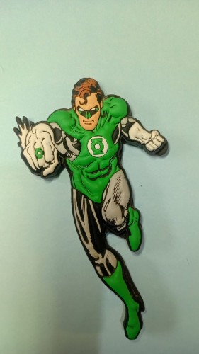 Placas e Quadros Decorativos IMÃ COLECIONÁVEL – LANTERNA VERDE-Lanterna Verde-