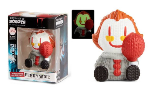 It Pennywise Handmade Glow By Robots Micro Vinyl Figure-Robots It A Coisa-