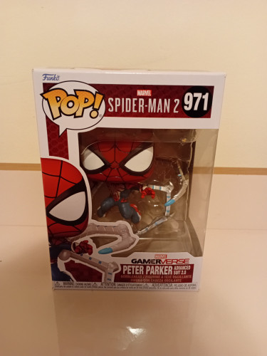 Funko Pop! Spider Man 2 Peter Parker (Advanced Suit 2.0) 971 - Spider Man Gamerverse - #971