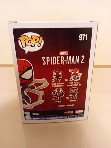 Funko Pop! Spider Man 2 Peter Parker (Advanced Suit 2.0) 971 - Spider Man Gamerverse - #971