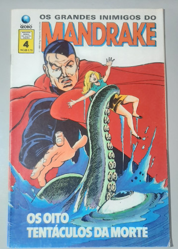 Os Grandes Inimigos Do Mandrake Mandrake #4 - Produto Original