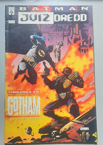 Batman E Juiz Dredd Vingança Em Gotham Batman #Única - Produto Original