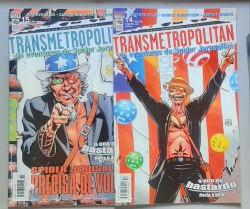  Transmetropolitan #10 a 15 - Produto Original