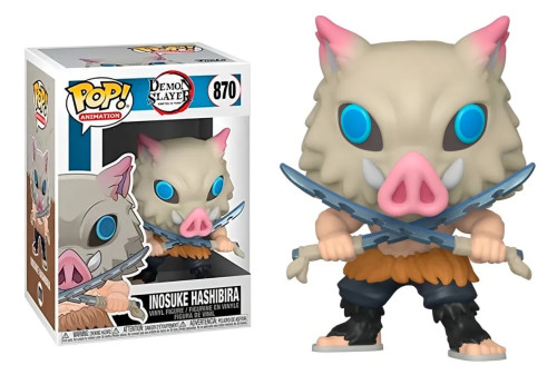 Inosuke Hashibira - Demon Slayer #870 - Pop Animation Funko FUNKO POP #870 - Produto Original