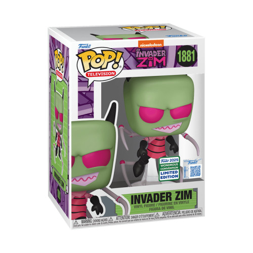 Funko Pop Invader Zim with Irken PAK Legs-Nickelodeon-1881