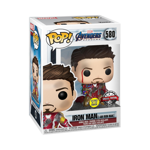 Funko Pop Iron Man (I Am Iron Man)-Avengers-580