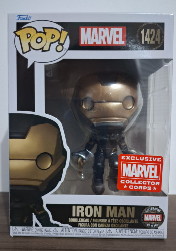 Funko Pop Iron Man Collector Corp 85 Anos Marvel #1424 - Produto Original
