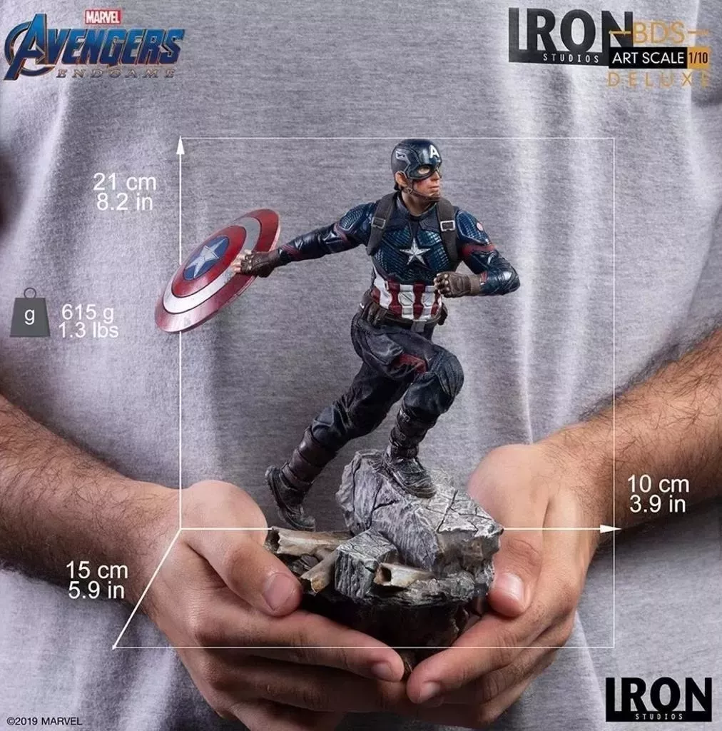 Action Figures Iron Studios - Captain America Avengers Endgame Bds Deluxe - Avengers Endgame - #