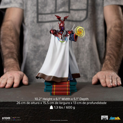 Action Figures Iron Studios The Master Of Sanctuary - CDZ - Cavaleiros Do Zodiaco - #