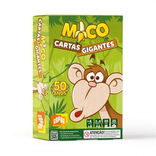 Jogo Mico Cartas Gigantes Copag - Fuja Do Mico - Educativo-Baralho Copag-
