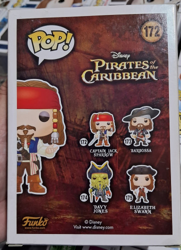 Funko Pop Jack Sparrow - Pirates Of The Caribbean - #172