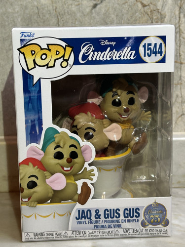 Funko Pop Jaq & Gus Gus --Disney Cinderella 75th Anniversary-1544