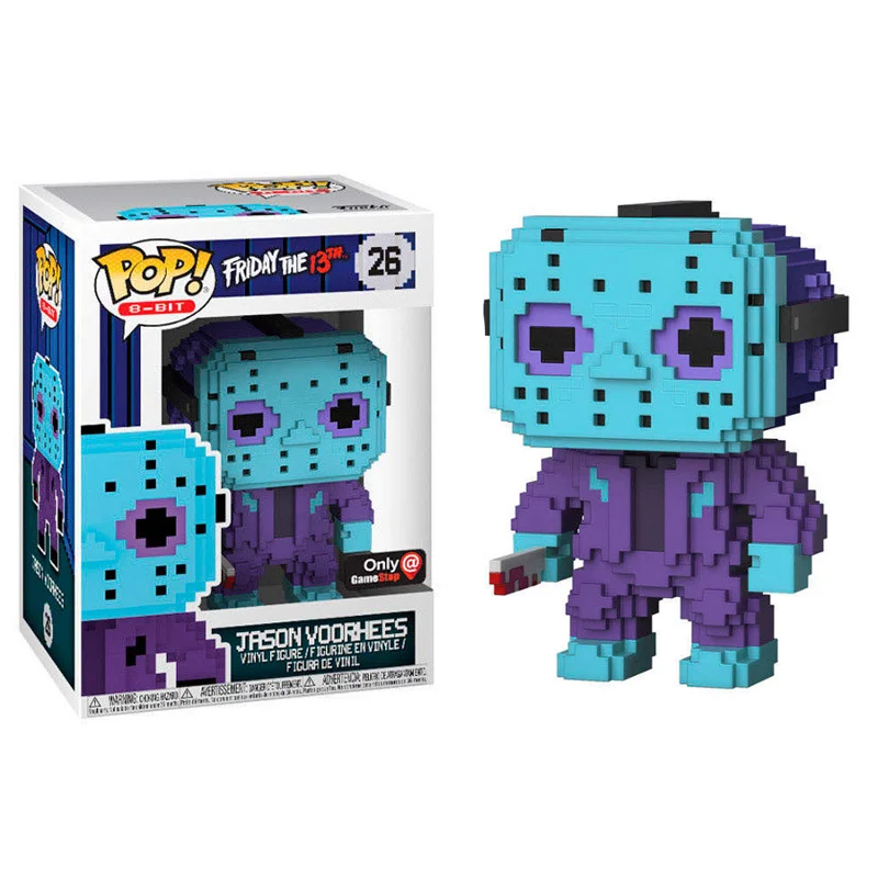 Jason Voorhees 26 8-bit Funko Pop Sexta Feira 13 Exclusivo - Terror - #26 FUNKO POP #26 - Produto Original