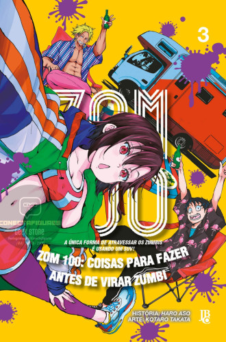 Manga ZOM 100 - Coisas para fazer antes de virar zumbi Vol 03 Lacrado-ZOM 100 - Coisa Para Fazer Antes De Virar Zumbi-3