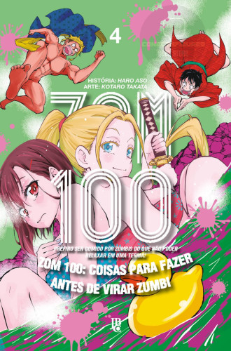 Manga ZOM 100 - Coisas para fazer antes de virar zumbi Vol 04 Lacrado-ZOM 100 - Coisa Para Fazer Antes De Virar Zumbi-4