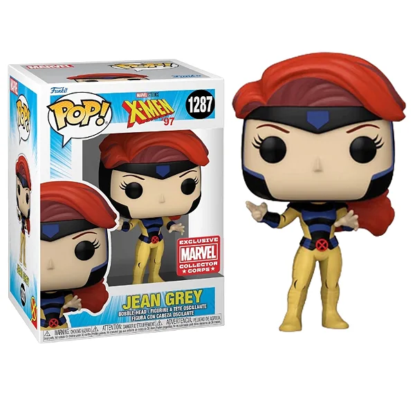 Jean Grey 1287 Funko Pop Original Collector Corps X-men Marvel Exclusivo-Marvel-1287