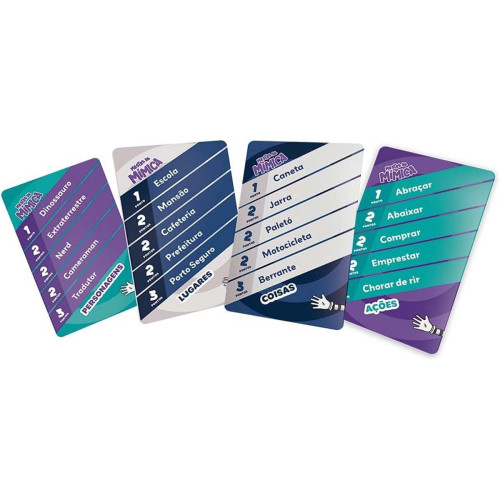 Jogo Cartas Mestre da Mimica Copag 180 Cartas Desafie a Galera - Jogo De Tabuleiro - #