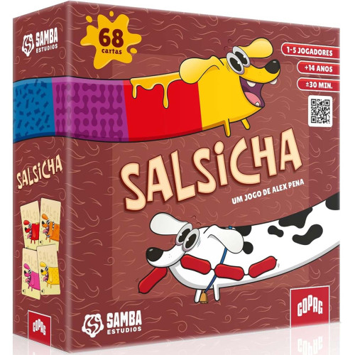 Jogo Cartas Salsicha Copag 68 Cartas Carteado Moderno-Jogo De Tabuleiro-