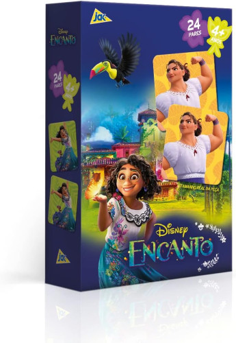 Jogo da Memória: Disney Encanto - 24 Pares Jogo De Tabuleiro # - Produto Original