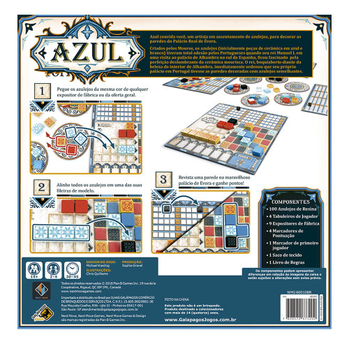 Azul - Jogo De Tabuleiro - #