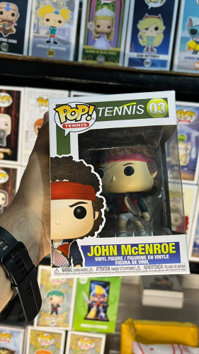 John McEnroe #03 Pop Sports Tennis Legends Vinyl Figure Tennis Legends #03 - Produto Original