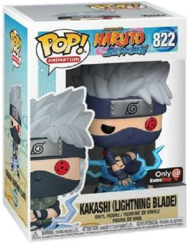 Kakashi (lightning blade) exclusivo GameStop-Naruto Shippuden-822