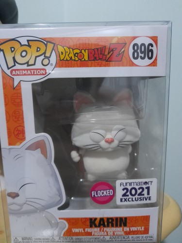 FUNKO POP! ANIMATION Dragon Ball Z, Pop Karin Flocked 896 Funimation Exclusive EUR 85,00 - FR