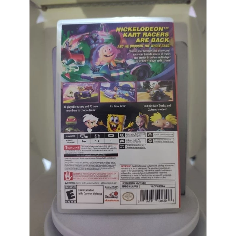 Kart Racers 2 Grand Prix Usado Mídia Física Americano - Nintendo Switch - #
