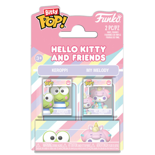 Keroppi e My Melody Pack2 Funko Bitty Pop Hello Kitty #94213 - Produto Original