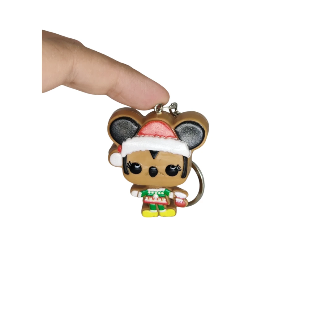 Funko Pop Keychain Minnie Mouse (Gingerbread)-Disney Mickey Mouse-1