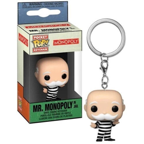 Keychain Mr Monopoly Keychain # - Produto Original