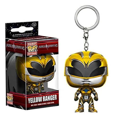 Keychain Yellow Ranger Keychain # - Produto Original