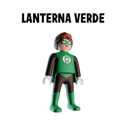 Kinder Ovo - DC - Laterna Verde -  Playmobil Dc Comics # - Produto Original